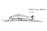 Architecture sketch Retail Building-Juliette Bekkering-Adams-Architects-Oss