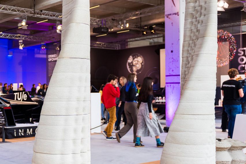 3DCP Columns at DDW 2019